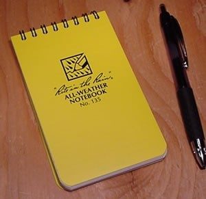 Rite in the Rain 135 spiral notebook
