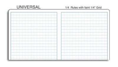 4-5/8x7" Weatherproof Spiral Notebook 373