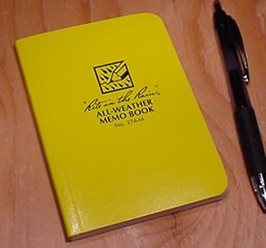 Rite In The Rain 374-M mini field flex notebook