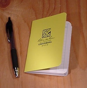 Rite in the Rain 371-M : Mini Stapled Notebook (Universal)