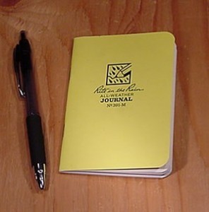 rite in the rain 391-M : Mini Stapled Notebook (Journal)