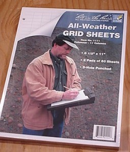 Grid Sheet Pads - 1111 Columnar
