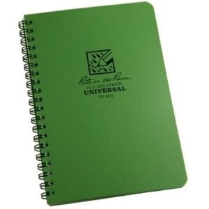Rite in the Rain 973 : Weatherproof Spiral Notebook - Universal/Green