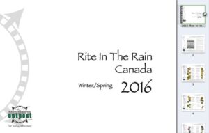 Rite in the Rain catalogue canada