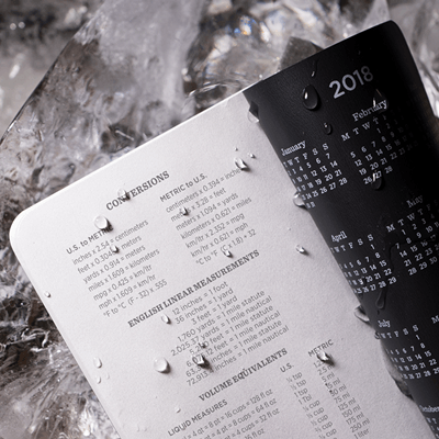rite in the rain pc2017 pocket calendar tables