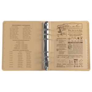 rite in the rain 9210t binder tan open
