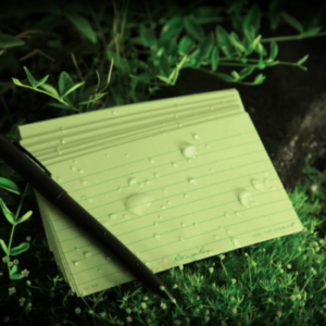 rite in the rain 991 index cards green pen