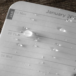 PC2025 pocket calendar by rite in the rain page