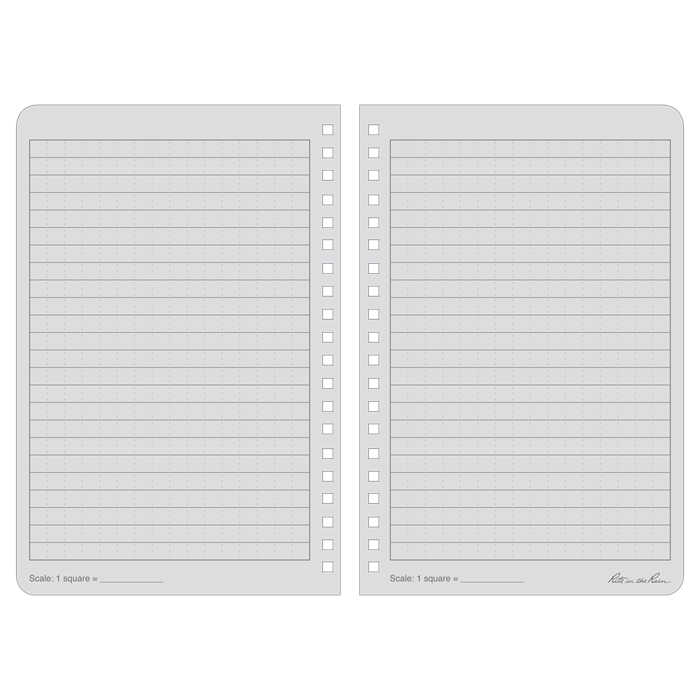 Rite OR73 side spiral weatherproof notebook